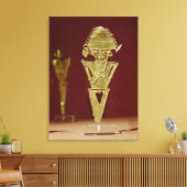 Anthropomorphische Figur eines Kriegers Leinwanddruck (Insitu (Wohnzimmer))