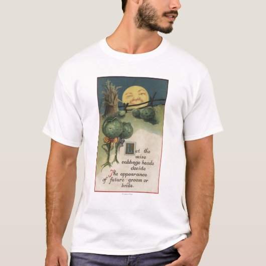 Anthropomorphismus Halloweens GreetingCabbage T-Shirt (Vorderseite)
