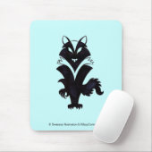 AnthroWolf Mousepad (Mit Mouse)