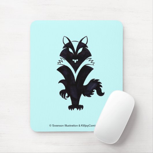AnthroWolf Mousepad (Mit Mouse)