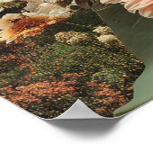 Anthurien- und tropische Blumenarrangement Poster (Ecke)