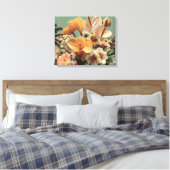 Anthurium and Tropical Floral Arrangement Leinwanddruck (Insitu (Schlafzimmer))