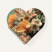 Anthurium and Tropical Floral Arrangement Notizblock (Vorderseite)