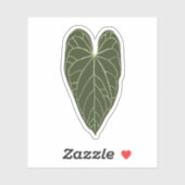 Anthurium Crystallinum Aufkleber (Blatt)