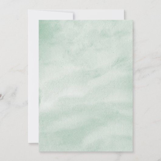 Anthurium floral Weditation Einladung (Rückseite)