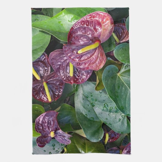 Anthurium Geschirrtuch (Vertikal)