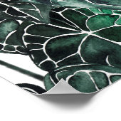 Anthurium-Pflanze Poster (Ecke)