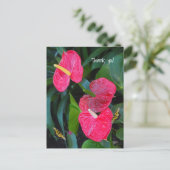 Anthurium-Pflanze Postkarte (Stehend Vorderseite)