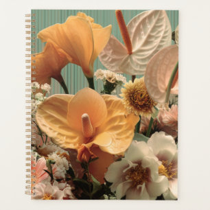 Anthurium und tropische Blumenanordnung Planer