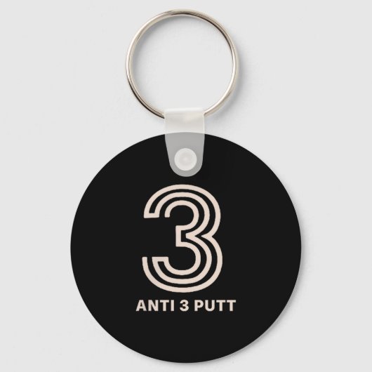 Anti 3 Putt Schlüsselanhänger (Vorderseite)