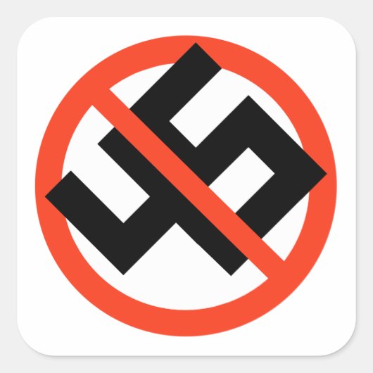 ANTI 45 QUADRATISCHER AUFKLEBER (Vorderseite)