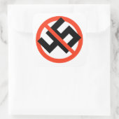 ANTI 45 QUADRATISCHER AUFKLEBER (Tasche)