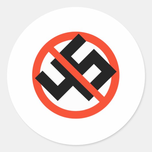 ANTI 45 RUNDER AUFKLEBER (Vorderseite)