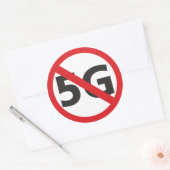 Anti-5G-Aufkleber Runder Aufkleber (Umschlag)