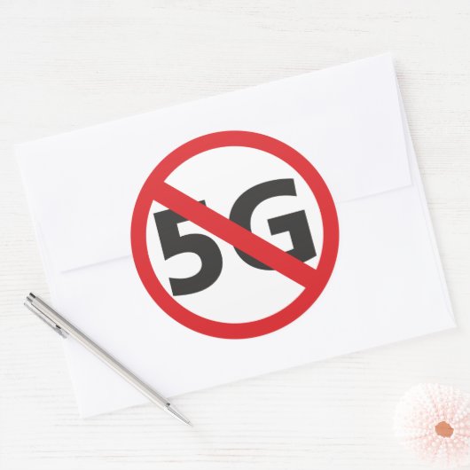 Anti-5G-Aufkleber Runder Aufkleber (Umschlag)
