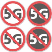 Anti-5G-Vinyl-Aufkleber Aufkleber (Vorderseite)