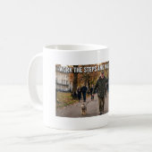 Anti-AA – Arbeite die Schritte Funny Old-Timer Sat Kaffeetasse (Vorderseite Links)
