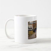 Anti-AA – Arbeite die Schritte Funny Old-Timer Sat Kaffeetasse (Links)