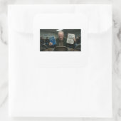 Anti-AA-Gib-alles-oder-verdirb-Quadrat-Aufkleber Quadratischer Aufkleber (Tasche)