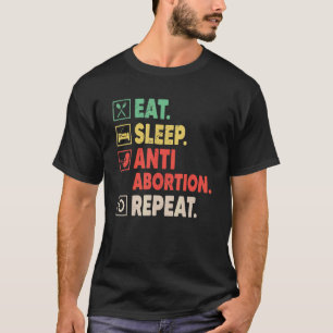 Anti Abortion Movement Pro Life Supporter Lifest T-Shirt