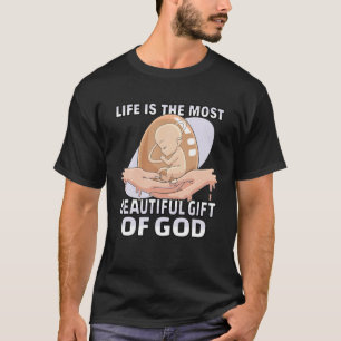 Anti Abortion Pro Life Christlich Pro Life Movemen T-Shirt
