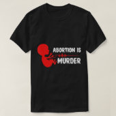 Anti Abortion Pro Life Christlich republikanische  T-Shirt (Design vorne)