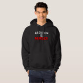 Anti Abortion Pro Life Pro Life Protest Anti Abort Hoodie (Vorne ganz)