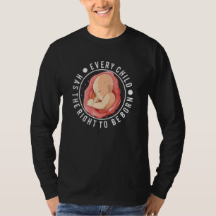 Anti Abortion Pro Life Wahl Stoppt ungeborene Lebe T-Shirt