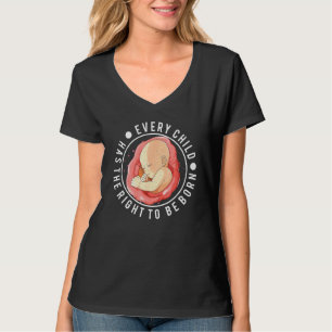 Anti Abortion Pro Life Wahl Stoppt ungeborene Lebe T-Shirt