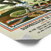 Anti-Absinth-Propaganda Poster (Ecke)