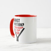Anti Abtreibung? Behalten Tasse (Vorderseite Links)