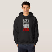 Anti AI Chatbots - No Pages Without Fair Wages WGA Hoodie (Vorne ganz)