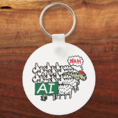 Anti AI Schlüsselanhänger (Rückseite)