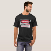 Anti Airbnb Warnschild, schützen Nachbarschaften. T-Shirt (Vorne ganz)