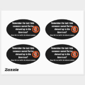 Anti Alexandria Ocasio-Cortez Ovaler Aufkleber (Blatt)