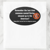 Anti Alexandria Ocasio-Cortez Ovaler Aufkleber (Tasche)