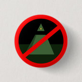 Anti aller sehende Augen-Knopf Button (Vorderseite)