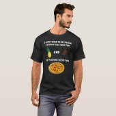 Anti Ananas Pizza Meme Ich muss nicht italienisch T-Shirt (Vorne ganz)