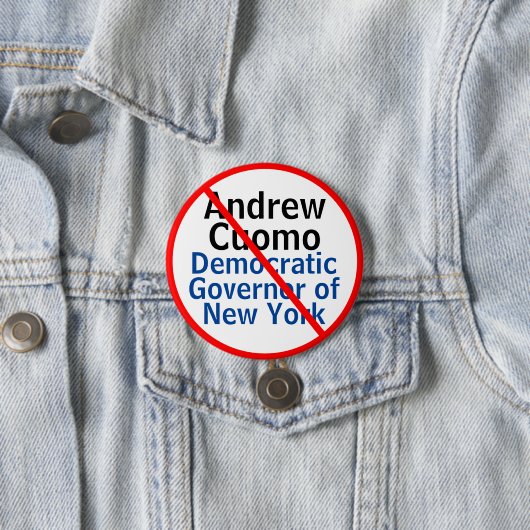 Anti Andrew Cuomo Demokratischer Gouverneur von Ne Button (Beispiel)