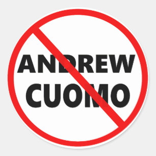 Anti Andrew Cuomo Governor New York populär Runder Aufkleber