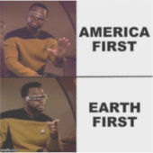 Anti-Apartheid-Umweltschützer Aufkleber (Vorderseite)