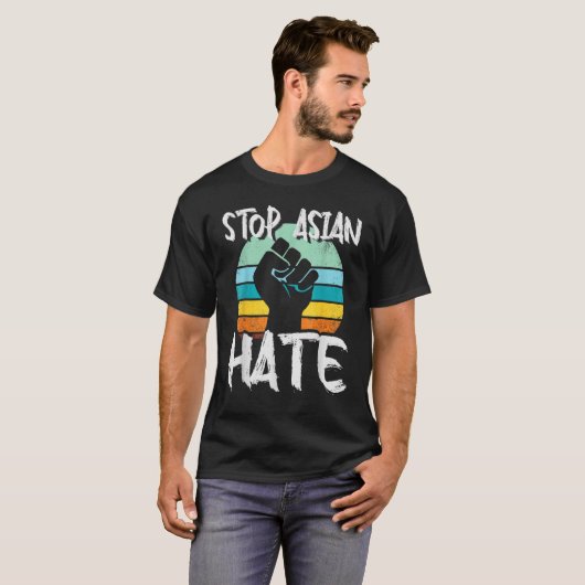 Anti-asiatischer Rassismus Aapi-Unterstützung stop T-Shirt (Vorne ganz)