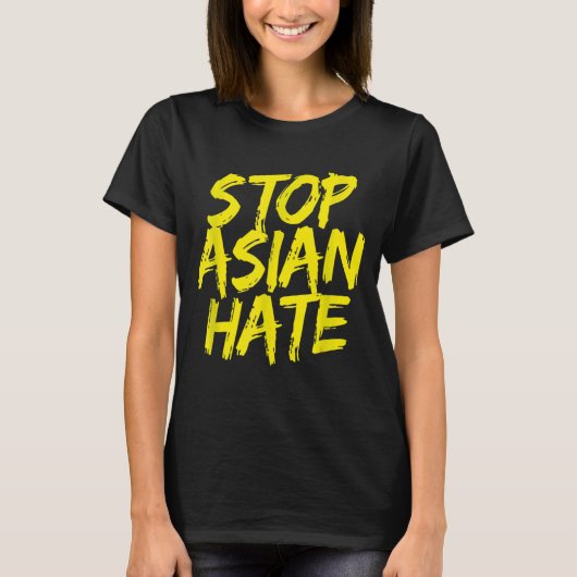 Anti-asiatischer Rassismus Aapi-Unterstützung stop T-Shirt (Vorderseite)