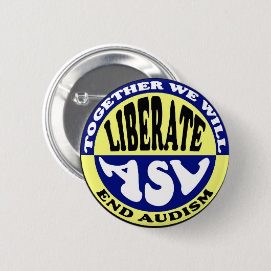 Anti-Audism Knopf Button (Vorne & Hinten)