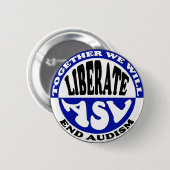 Anti-Audism Knopf Button (Vorne & Hinten)