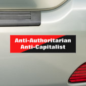 Anti-autoritärer Anti-kapitalist Autoaufkleber (Auf Auto)
