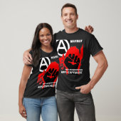 Anti-autoritärer Anti-kapitalist Maitag-T - Shirt (Unisex)