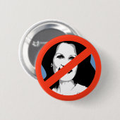 ANTI-BACHMAN: Anti-Michelle Bachman Button (Vorne & Hinten)