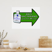 Anti-Bacteriano Para Las Manos Poster (Küche)