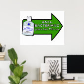 Anti-Bacteriano Para Las Manos Poster (Heimbüro)